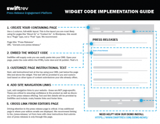 how to install swiftrev widget